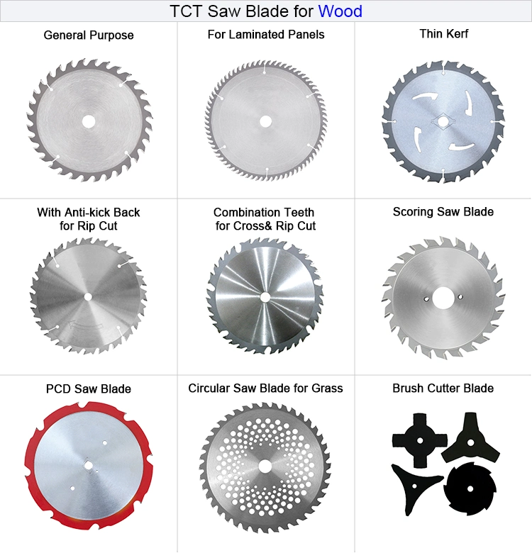 Tct Circular Rip Saw Blade for Wood Ripping Cutting